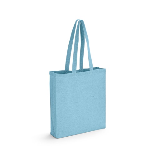 azul claro MARACAY. Bolsa con algodón reciclado (70%) y poliéster (30% rPET) (140 g/m²)