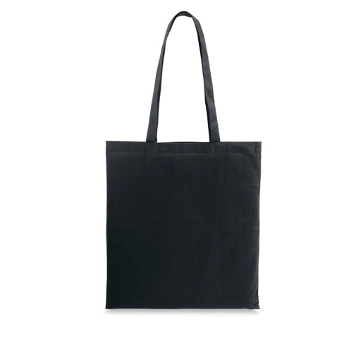 black CAIRO. Bolsa en algodón reciclado (70%) y poliéster (30% rPET) (180 g/m²)