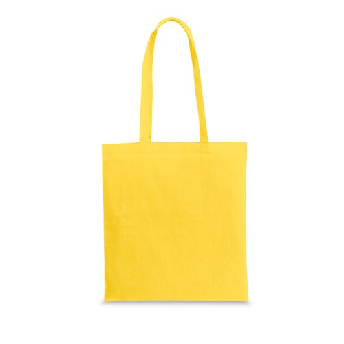 yellow CAIRO. Bolsa en algodón reciclado (70%) y poliéster (30% rPET) (180 g/m²)
