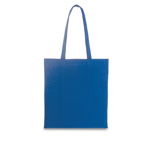 azul royal CAIRO. Bolsa en algodón reciclado (70%) y poliéster (30% rPET) (180 g/m²)