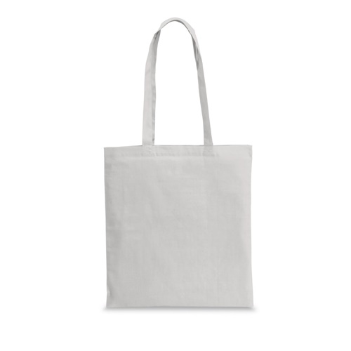 gris claro CAIRO. Bolsa en algodón reciclado (70%) y poliéster (30% rPET) (180 g/m²)