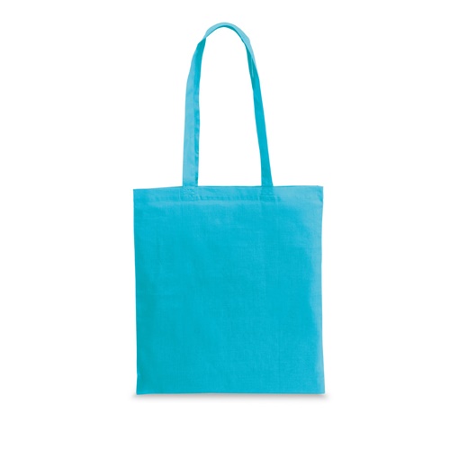 azul claro CAIRO. Bolsa en algodón reciclado (70%) y poliéster (30% rPET) (180 g/m²)
