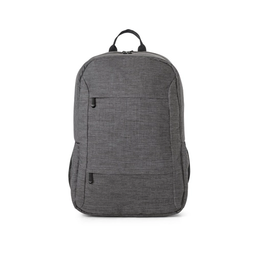 gris oscuro BUSINESS. Mochila para portátil 100% rPET 300D