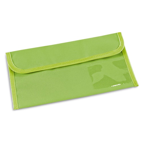 verde claro AIRLINE. Porta documentos de viaje