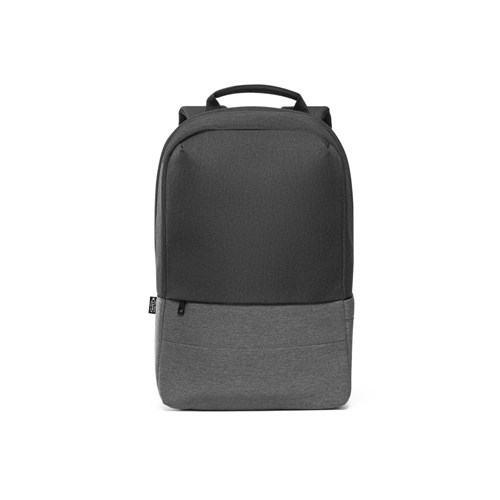 gray GENOA BPACK. Mochila antirrobo en poliéster reciclado de alta densidad 600D