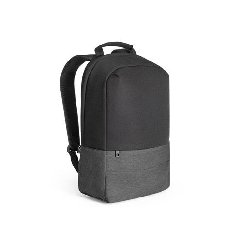 gray GENOA BPACK. Mochila antirrobo en poliéster reciclado de alta densidad 600D