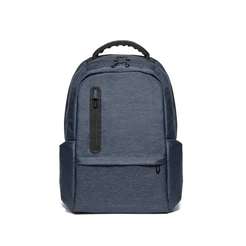 blue RE-BOSTON. Mochila impermeable para portátil de nailon reciclado 2Tone con compartimento de poliéster reciclado 210D