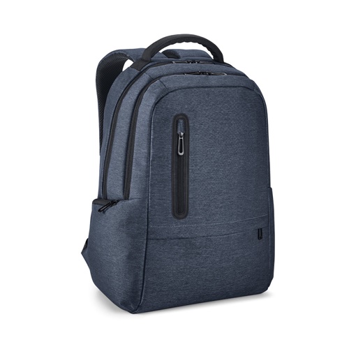 blue RE-BOSTON. Mochila impermeable para portátil de nailon reciclado 2Tone con compartimento de poliéster reciclado 210D
