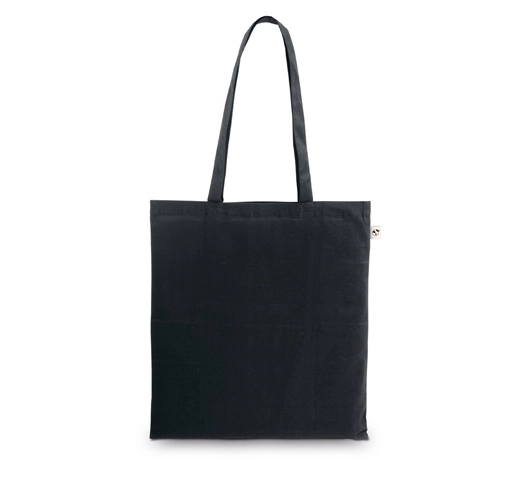 black MEXICO. Bolsa fabricada en algodón reciclado (70%) y poliéster (30% rPET) (150 g/m²)