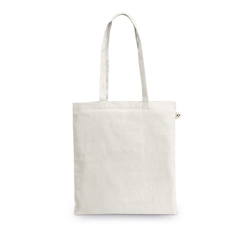 white MEXICO. Bolsa fabricada en algodón reciclado (70%) y poliéster (30% rPET) (150 g/m²)