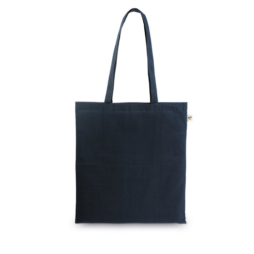 azul marino MEXICO. Bolsa fabricada en algodón reciclado (70%) y poliéster (30% rPET) (150 g/m²)