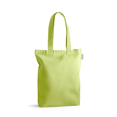 verde claro MERIDA. Bolsa de algodón (50%), algodón reciclado (30%) y poliéster (20% rPET) (220 g/m²)
