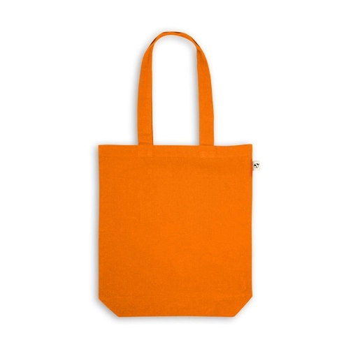 orange MERIDA. Bolsa de algodón (50%), algodón reciclado (30%) y poliéster (20% rPET) (220 g/m²)