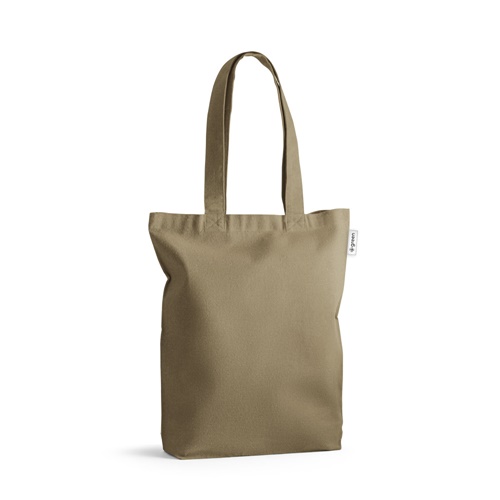 verde oscuro MERIDA. Bolsa de algodón (50%), algodón reciclado (30%) y poliéster (20% rPET) (220 g/m²)