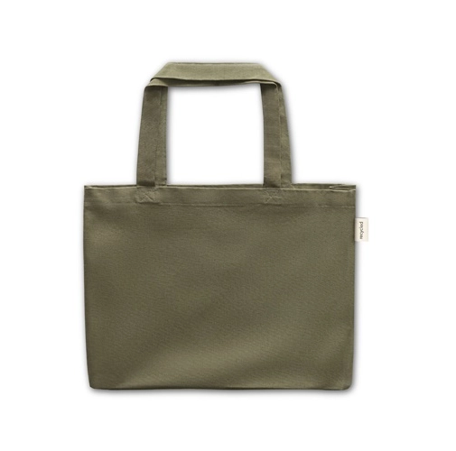 verde oscuro CAMDEN. Bolsa de algodón (50%), algodón reciclado (30%) y poliéster (20% rPET) (280 g/m²)