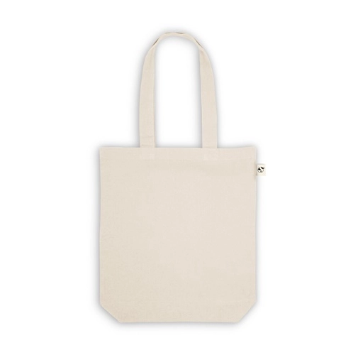 GIRONA. Bolsa de algodón (50%), algodón reciclado (30%) y poliéster (20% rPET) (220 g/m²)