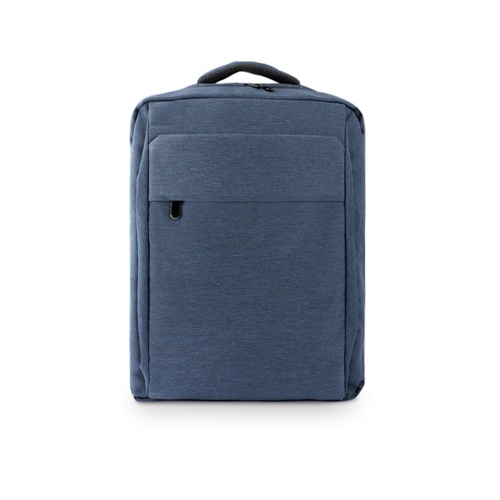 azul marino COVENTRY. Mochila para portátil totalmente acolchada en poliéster reciclado de alta densidad 300D y forro de poliéster reciclado 210D 15.6’