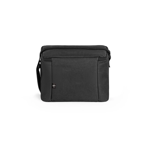 CANCUN. Bolsa térmica de poliéster reciclado 600D con correa de cincha ajustable 7 L