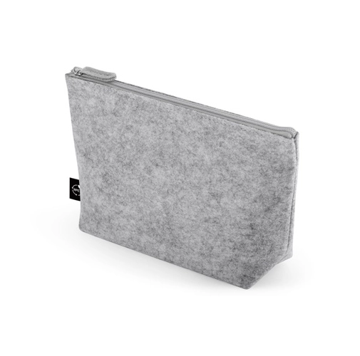 gris claro MALLORCA. Bolsa multiusos de fieltro reciclado (100% rPET)