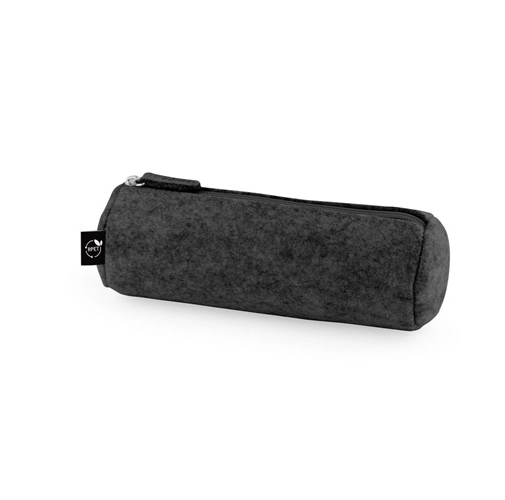 gris oscuro FELPY. Maletín multiusos de fieltro reciclado (100% rPET)