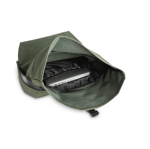 verde oscuro ATENAS. Mochila para portátil 600D con forro 210D 17\'3’