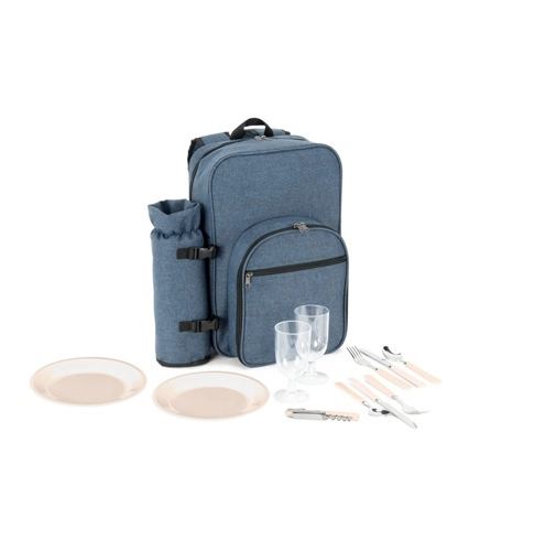 blue WHITSUNDAY. Mochila nevera para pícnic de poliéster reciclado de alta densidad 600D