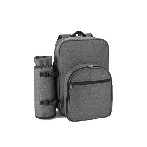 gris oscuro WHITSUNDAY. Mochila nevera para pícnic de poliéster reciclado de alta densidad 600D