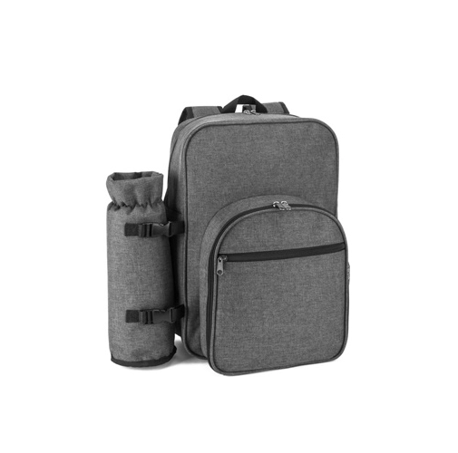 gris oscuro WHITSUNDAY. Mochila nevera para pícnic de poliéster reciclado de alta densidad 600D