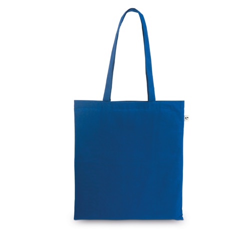 azul royal MADEIRA. Bolsa 100% algodón orgánico (140 g/m²)