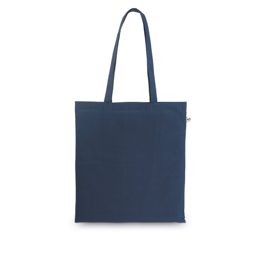 azul marino MADEIRA. Bolsa 100% algodón orgánico (140 g/m²)