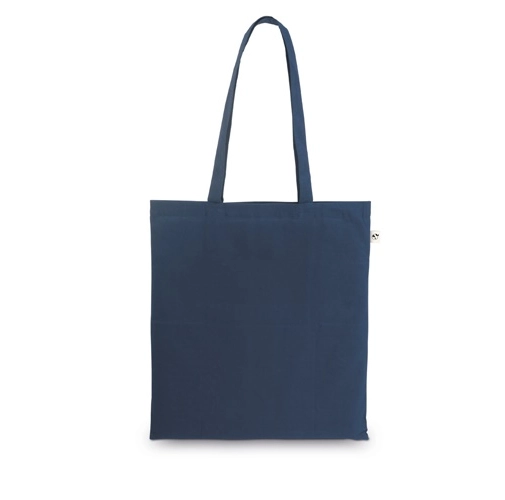 azul marino MADEIRA. Bolsa 100% algodón orgánico (140 g/m²)