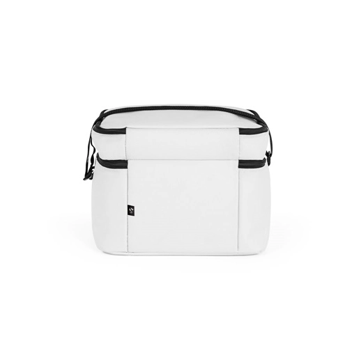 CANCUN LARGE. Bolsa térmica de poliéster reciclado 600D, con correa de cincha ajustable 14 L