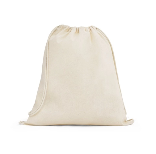 natural claro DAHAB. Bolsa tipo mochila 100% algodón (140 g/m²)