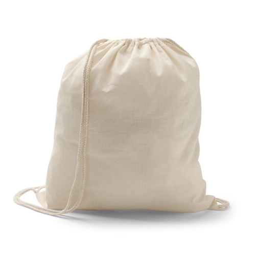 natural claro HANOVER. Mochila 100% algodón (103 g/m²)