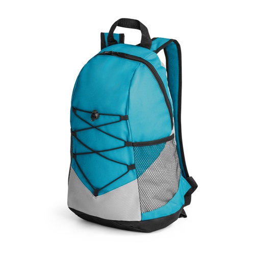 azul claro TURIM. Mochila en 600D