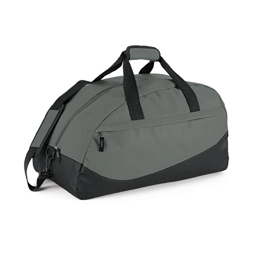 gris oscuro BUSAN. Bolsa de deporte 600D