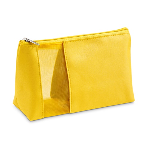 yellow ANNIE. Neceser de microfibra y malla