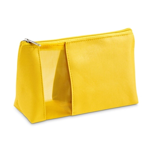 yellow ANNIE. Neceser de microfibra y malla