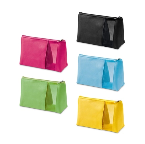 ANNIE. Neceser de microfibra y malla