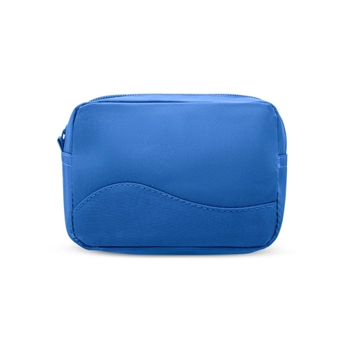 azul royal MARIE. Bolsa multiusos de microfibra