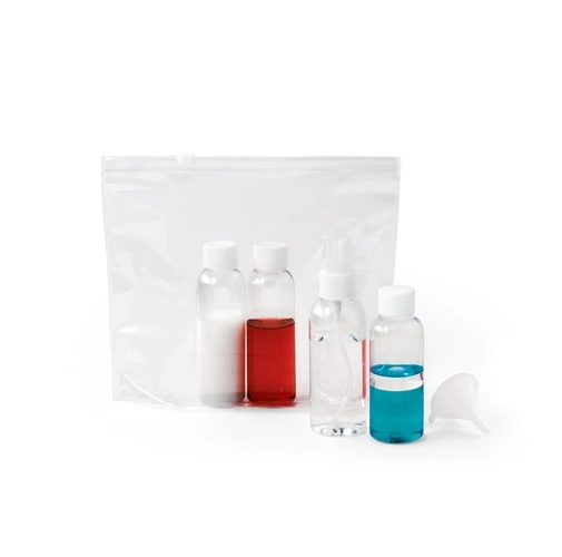 transparente DENIRO. Neceser hermético de PVC