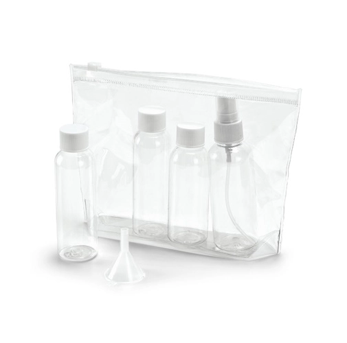 transparente DENIRO. Neceser hermético de PVC