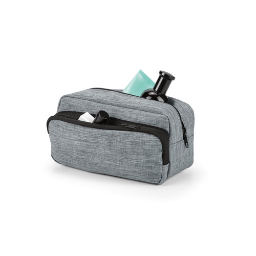 gray KEVIN. Neceser fabricado en poliéster 300D de alta densidad