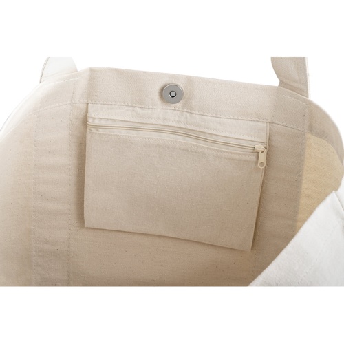 natural claro VILLE. Bolsa de lona 100% algodón (280 g/m²)