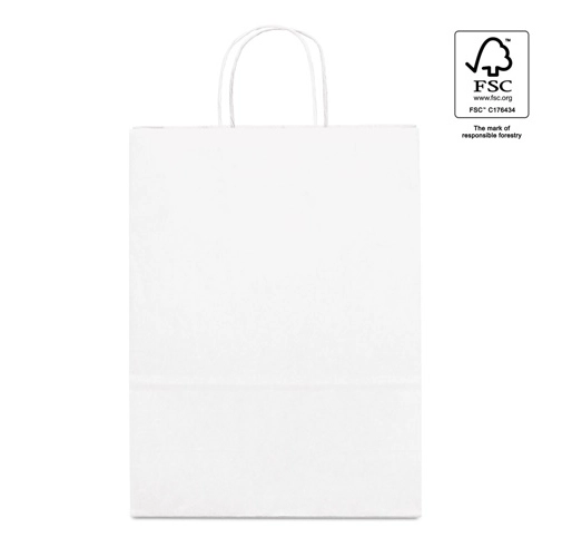 white CITADEL. Bolsa de papel kraft (90 g/m²)