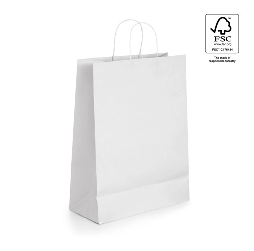 white CITADEL. Bolsa de papel kraft (90 g/m²)