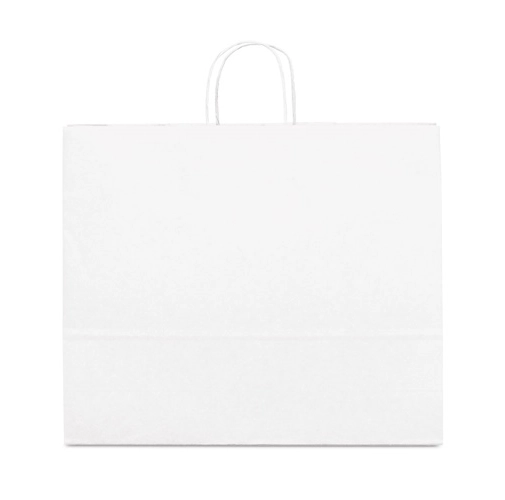 white KELLY. Bolsa de papel kraft (100 g/m²)