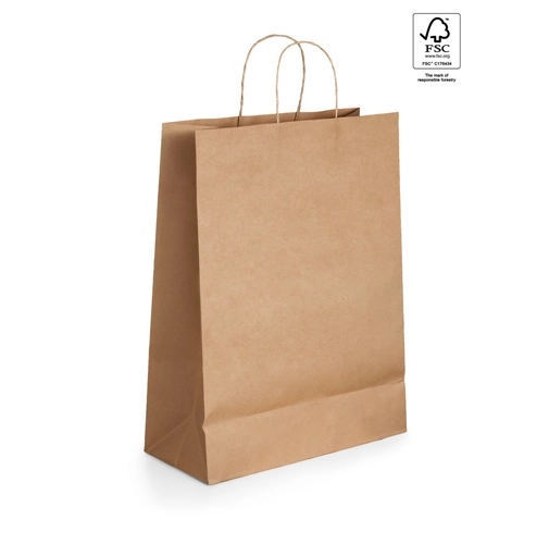 natural LEIA. Bolsa de papel kraft (115 g/m²)