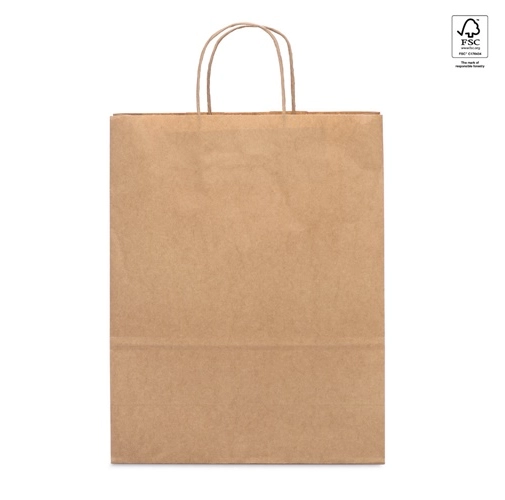 natural ELLEN. Bolsa de papel kraft (115 g/m²)