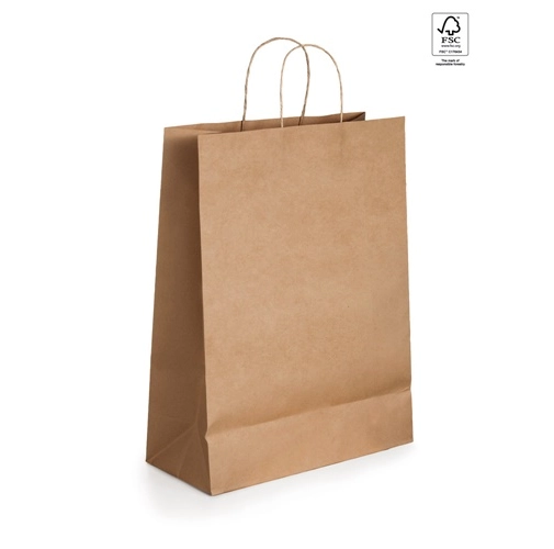 natural ELLEN. Bolsa de papel kraft (115 g/m²)